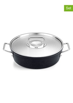 Fissler 2-częściowy zestaw "Adamant®" w kolorze czarnym - Ø 24 cm ze sklepu Limango Polska w kategorii Garnki - zdjęcie 189298192