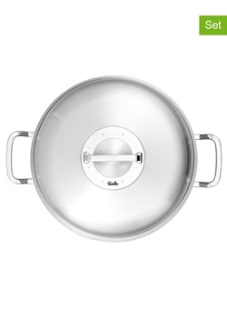 Fissler 2-częściowy zestaw "Profi Collection®" w kolorze srebrnym ze sklepu Limango Polska w kategorii Garnki - zdjęcie 189298421