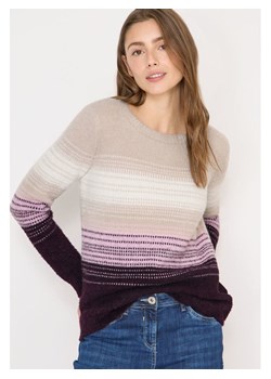 Cecil Sweter w kolorze beżowo-fioletowym ze sklepu Limango Polska w kategorii Swetry damskie - zdjęcie 189299384