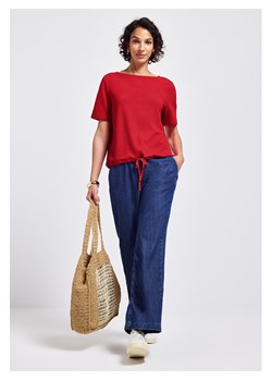 Street One Koszulka w kolorze czerwonym ze sklepu Limango Polska w kategorii Bluzki damskie - zdjęcie 189299591