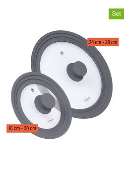 Stoneline Pokrywki uniwersalne (2 szt.) - Ø 28 cm ze sklepu Limango Polska w kategorii Garnki - zdjęcie 189301111