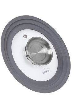 Stoneline Pokrywka uniwersalna w kolorze szarym - Ø 20 cm ze sklepu Limango Polska w kategorii Garnki - zdjęcie 189301612