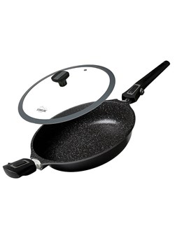 Stoneline 2-częściowy zestaw "Imagination Plus" w kolorze czarnym - Ø 28 cm ze sklepu Limango Polska w kategorii Garnki - zdjęcie 189301724