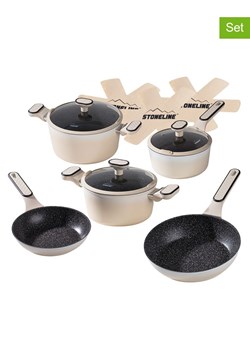 Stoneline 11-częściowy zestaw w kolorze kremowym ze sklepu Limango Polska w kategorii Garnki - zdjęcie 189301781