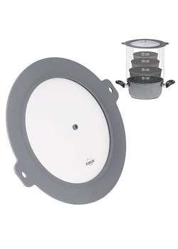 Stoneline Pokrywka uniwersalna w kolorze szarym - Ø 28 cm ze sklepu Limango Polska w kategorii Garnki - zdjęcie 189301941