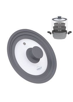 Stoneline Pokrywka uniwersalna w kolorze szarym - Ø 20 cm ze sklepu Limango Polska w kategorii Garnki - zdjęcie 189302100