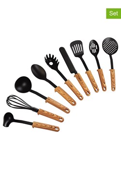 Stoneline 9-częściowy zestaw w kolorze czarno-jasnobrązowym ze sklepu Limango Polska w kategorii Akcesoria kuchenne - zdjęcie 189302151
