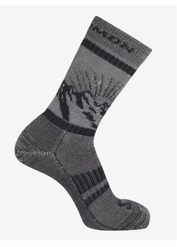 SALOMON Skarpety trekkingowe "Retro Wool" w kolorze szarym ze sklepu Limango Polska w kategorii Skarpetki męskie - zdjęcie 189302702