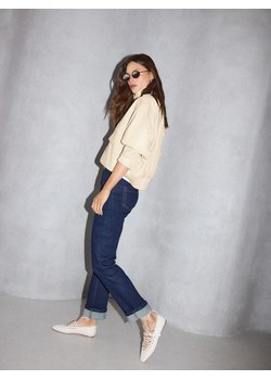 Mohito - Jeansy straight - granatowy ze sklepu Mohito w kategorii Jeansy damskie - zdjęcie 189303512