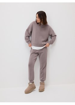 Reserved - Bluza z modalem - brązowy ze sklepu Reserved w kategorii Bluzy damskie - zdjęcie 189304412