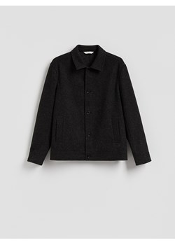 Reserved - Kurtka koszulowa z kołnierzem - ciemnoszary ze sklepu Reserved w kategorii Kurtki męskie - zdjęcie 189304532