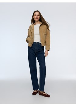 Reserved - Baleriny ze skóry owczej - brązowy ze sklepu Reserved w kategorii Balerinki - zdjęcie 189304552