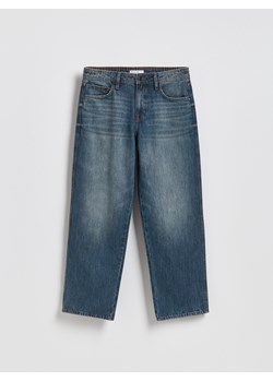 Reserved - Jeansy baggy z efektem sprania - indigo jeans ze sklepu Reserved w kategorii Jeansy męskie - zdjęcie 189304652