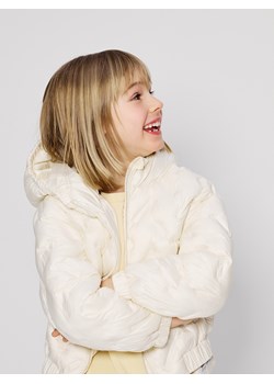 Reserved - Pikowana kurtka z kapturem - złamana biel ze sklepu Reserved w kategorii Kurtki dziewczęce - zdjęcie 189305823