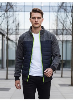 Kurtka męska przejściowa pikowana granatowa Dstreet TX4396 ze sklepu DSTREET.PL w kategorii Kurtki męskie - zdjęcie 189306043