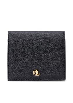 Portfel LAUREN RALPH LAUREN 432962112001 Czarny ze sklepu eobuwie.pl w kategorii Portfele damskie - zdjęcie 189306074