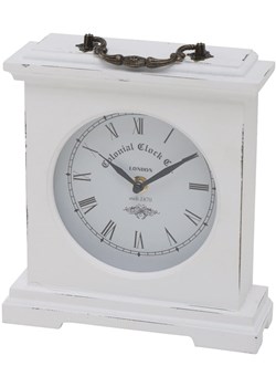 Boltze Zegar stołowy "Betty" w kolorze białym - 24 x 21 cm ze sklepu Limango Polska w kategorii Zegary - zdjęcie 189306383