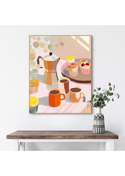 Orangewallz Druk artystyczny "Coffee Scene" w ramce ze sklepu Limango Polska w kategorii Obrazy - zdjęcie 189306620
