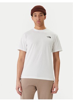The North Face T-Shirt Vertical NF0A8GV1 Biały Regular Fit ze sklepu MODIVO w kategorii T-shirty męskie - zdjęcie 189307042