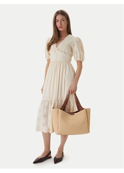 DKNY Torebka Willa Tote R61AOG32 Beżowy ze sklepu MODIVO w kategorii Torby Shopper bag - zdjęcie 189307092