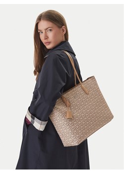 DKNY Torebka Saige Ew Tz Tote R52A5I42 Beżowy ze sklepu MODIVO w kategorii Torby Shopper bag - zdjęcie 189307124