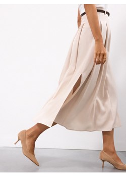 Mohito - Skórzane czółenka - beżowy ze sklepu Mohito w kategorii Czółenka - zdjęcie 189307524