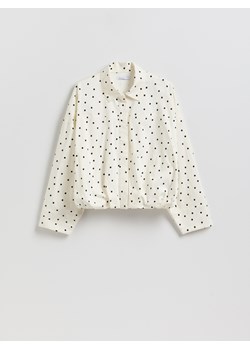 Reserved - Koszula w groszki - złamana biel ze sklepu Reserved w kategorii Bluzki damskie - zdjęcie 189309682