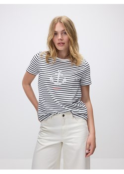 Reserved - T-shirt z aplikacją - wielobarwny ze sklepu Reserved w kategorii Bluzki damskie - zdjęcie 189309784