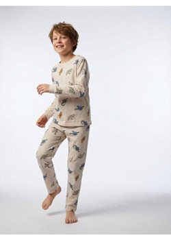Sinsay - Piżama dwuczęściowa w dinozaury - kremowy ze sklepu Sinsay w kategorii Piżamy dziecięce - zdjęcie 189310192