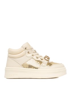 Sneakersy Guess CEOWB-AVO-357-05 Écru ze sklepu eobuwie.pl w kategorii Buty sportowe dziecięce - zdjęcie 189310322