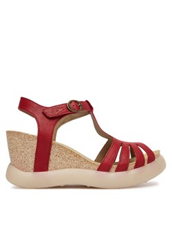 Sandały Fly London Gaitfly P144959 Czerwony ze sklepu eobuwie.pl w kategorii Sandały damskie - zdjęcie 189310330