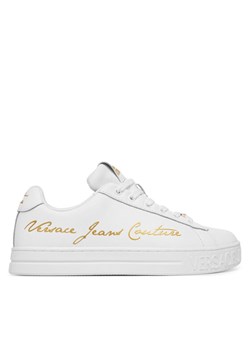 Sneakersy Versace Jeans Couture 80VA3SKL ZPB77 G03 Biały ze sklepu eobuwie.pl w kategorii Buty sportowe damskie - zdjęcie 189310444