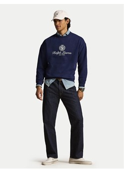 Polo Ralph Lauren Bluza 710A13264002 Granatowy Relaxed Fit ze sklepu MODIVO w kategorii Bluzy męskie - zdjęcie 189312012