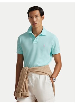 Polo Ralph Lauren Polo 710536856500 Turkusowy Slim Fit ze sklepu MODIVO w kategorii T-shirty męskie - zdjęcie 189312052
