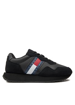 Tommy Jeans Sneakersy Tjm Modern Runner EM0EM01316 Czarny ze sklepu MODIVO w kategorii Buty sportowe męskie - zdjęcie 189312072