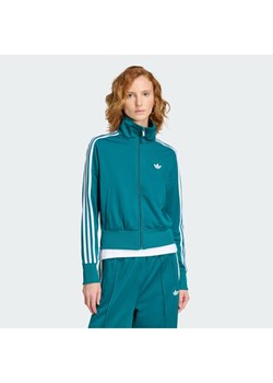 adidas Bluza Firebird Classic KQ6530 Zielony Regular Fit ze sklepu MODIVO w kategorii Bluzy damskie - zdjęcie 189312102
