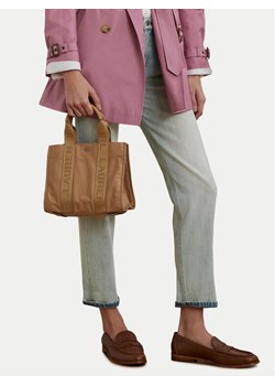LAUREN RALPH LAUREN Torebka 431962612003 Brązowy ze sklepu MODIVO w kategorii Torby Shopper bag - zdjęcie 189312113