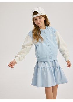 Reserved - Rozpinana bluza bomberka - jasnoniebieski ze sklepu Reserved w kategorii Bluzy dziewczęce - zdjęcie 189313554