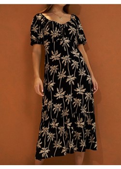 Sinsay - Wiskozowa sukienka ze wzorem w palemki - wielobarwny ze sklepu Sinsay w kategorii Sukienki - zdjęcie 189313853