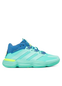 Buty halowe adidas Court Stabil KJ3665 Turkusowy ze sklepu eobuwie.pl w kategorii Buty sportowe damskie - zdjęcie 189314031