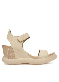 Sandały Fly London Gogofly P144967 Beżowy ze sklepu eobuwie.pl w kategorii Sandały damskie - zdjęcie 189314042