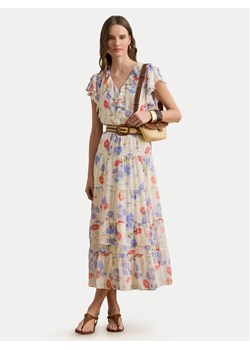 LAUREN RALPH LAUREN Sukienka letnia 200P08686001 Biały Regular Fit ze sklepu MODIVO w kategorii Sukienki - zdjęcie 189314283