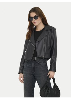 ONLY Kurtka z imitacji skóry Carmen 15361396 Czarny Regular Fit ze sklepu MODIVO w kategorii Kurtki damskie - zdjęcie 189314324