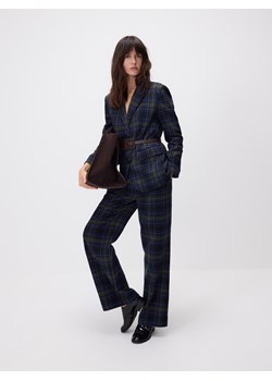Reserved - Spodnie wide leg w kratę - wielobarwny ze sklepu Reserved w kategorii Spodnie damskie - zdjęcie 189314794