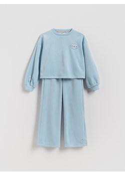 Reserved - Dzianinowy komplet - jasnoniebieski ze sklepu Reserved w kategorii Komplety chłopięce - zdjęcie 189314800