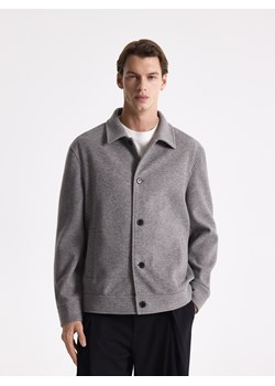 Reserved - Kurtka koszulowa z kołnierzem - jasnoszary ze sklepu Reserved w kategorii Kurtki męskie - zdjęcie 189314892