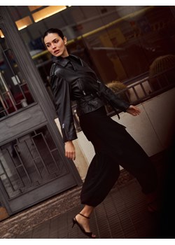 Reserved - Spodnie balloon ze spódnicą - czarny ze sklepu Reserved w kategorii Spodnie damskie - zdjęcie 189314900