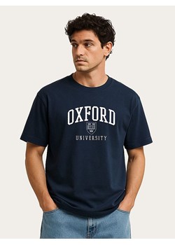 WOOOP Koszulka "Oxford University" w kolorze granatowym ze sklepu Limango Polska w kategorii T-shirty męskie - zdjęcie 189315252