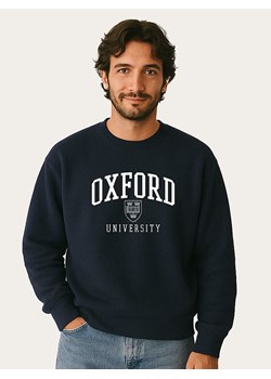 WOOOP Bluza "Oxford University" w kolorze granatowym ze sklepu Limango Polska w kategorii Bluzy męskie - zdjęcie 189315254
