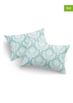 Elizabed Poszewki (2 szt.) w kolorze turkusowym na poduszkę ze sklepu Limango Polska w kategorii Poduszki dekoracyjne - zdjęcie 189315272